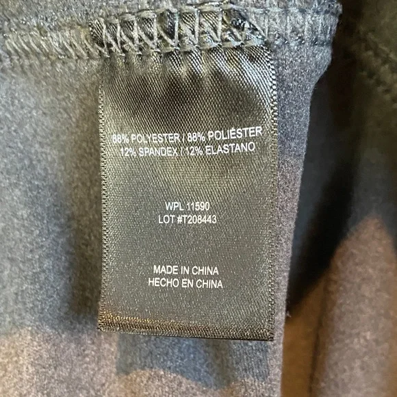 32 Degrees Women's Charcoal Straight Leg Fleece Pants - Picture 3 of 3